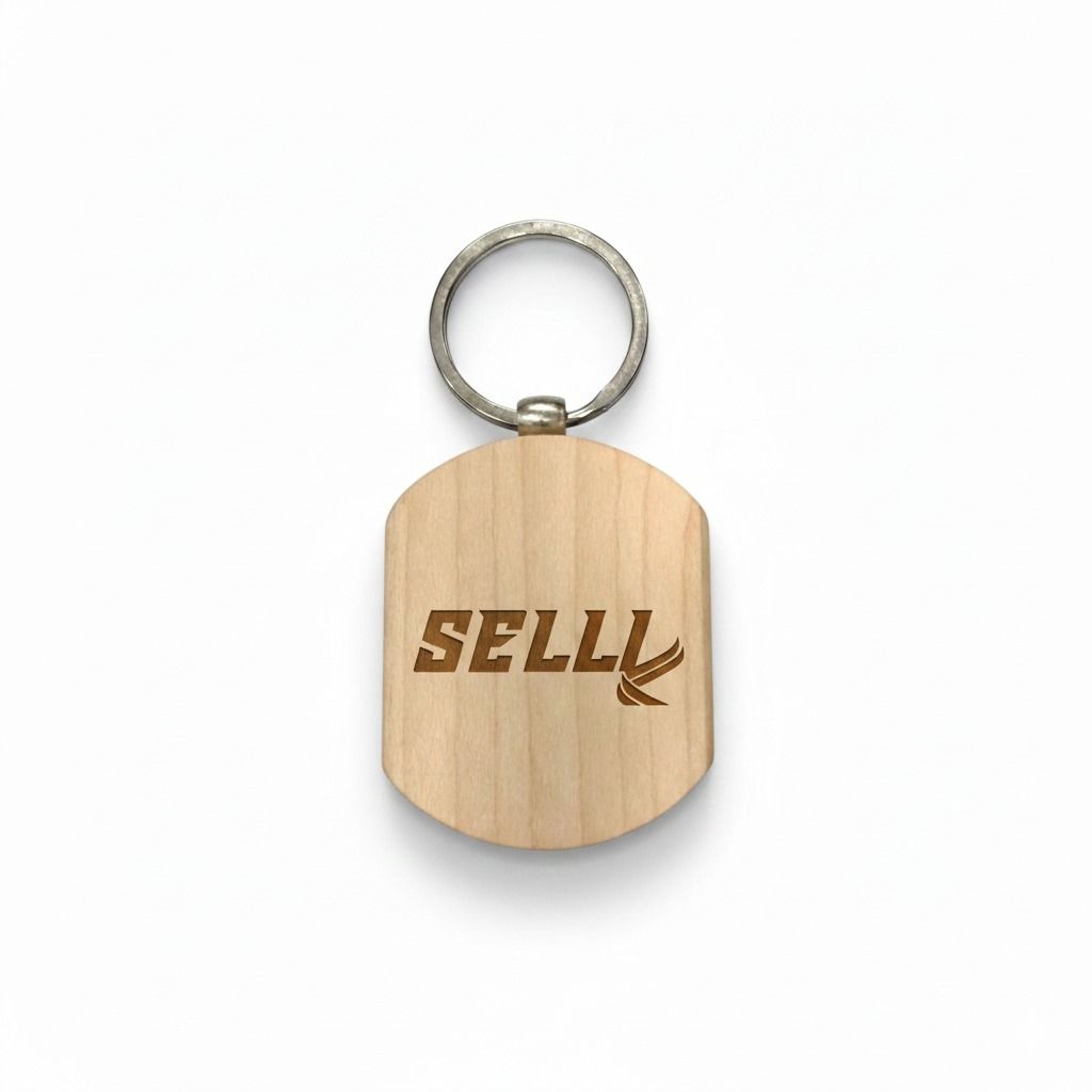 Bamboo Keychain