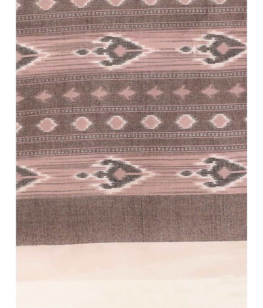 SHANVIKA Cotton Printed Saree Without Blouse Piece ( Pink ) view 2