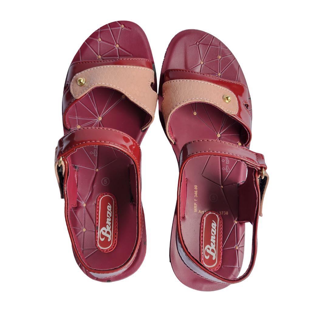 Benza Ladies Footwear Cherry Red view 2