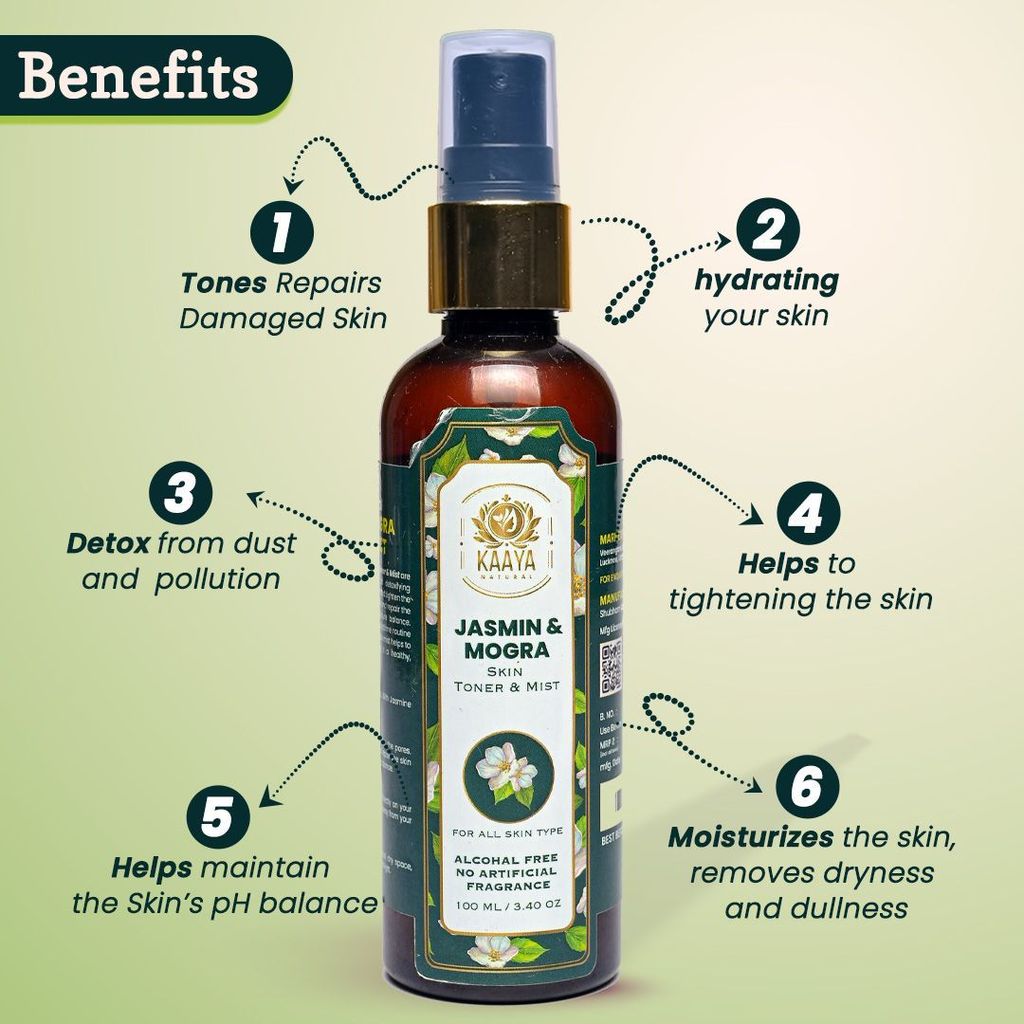 Kaaya Natural Jasmin & Mogra Toner & Mist view 2