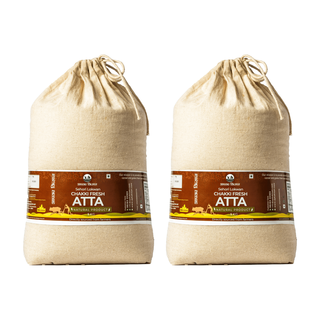 APKA KISAN | SEHORI ATTA | FLOUR | SEHORI LOKWAN CHAKKI FRESH ATTA | STONE GRINDED | NO PRESERVATIVES | FARMERS OF SEHORE, MADHYA PRADESH