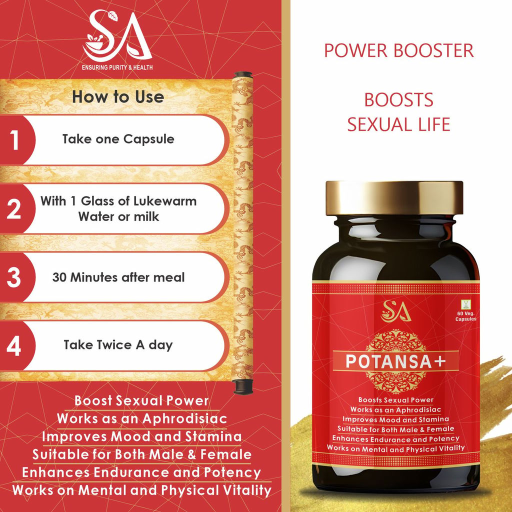 POTANSA +(Booster for Men-Strength, Stamina, Energy Enhancing, Mood, Endurance Boost) view 2