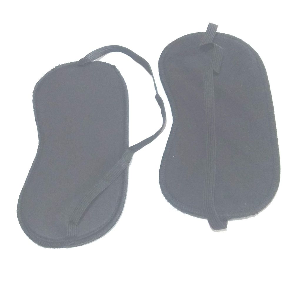 Blindfold Eye Mask Travel Relax Sleeping Aid Shade Cover 2 Pic. Size- 18/7.5 cm view 2