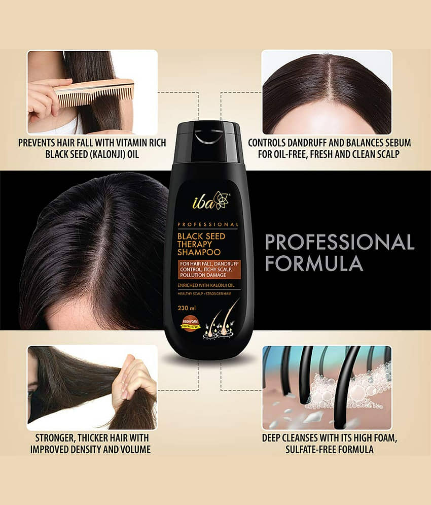 Iba Black Seed Therapy Shampoo & Conditioner Combo For Hair Fall, Dandruff, Itchy Scalp, (Pack of 1) view 2
