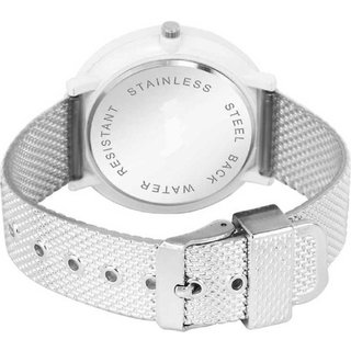 HRV Men's Round Dial White Strap Analog Watch view 2