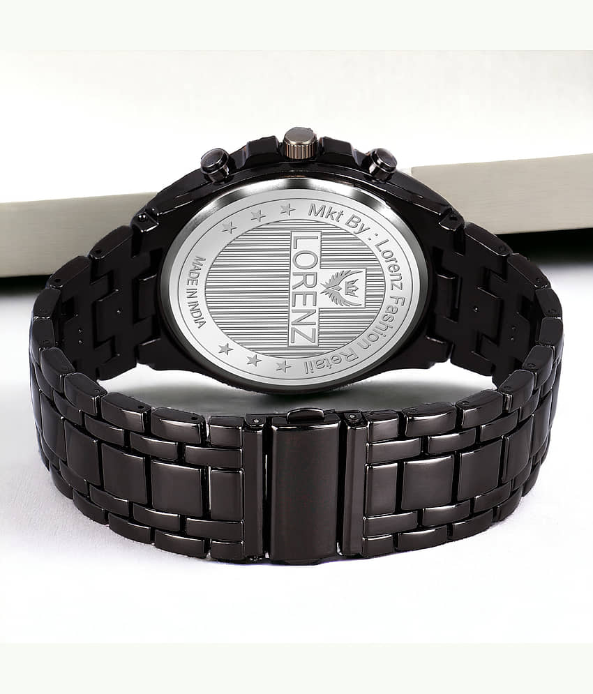 Lorenz Black Stainless Steel Analog Men's Watch view 2