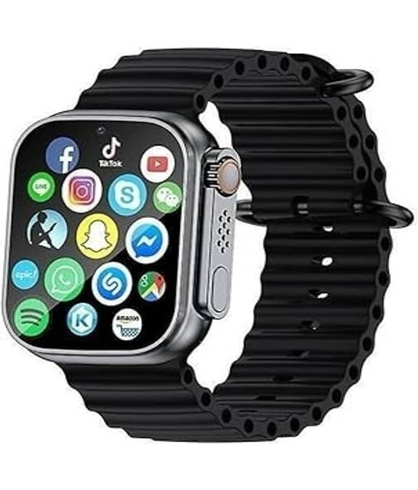 Pulsebit TFT BT Calling Smart Watch with Rubber Strap Upto 24 hours Backup ( Black )