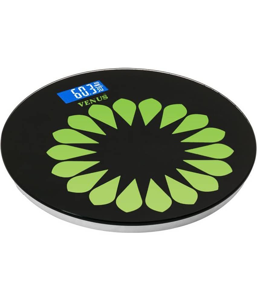 Venus Venus EPS-7299-Black-Digital Electronic Personal Body Health Fitness Check up Weighing Scale EPS-7299-Black Black view 2