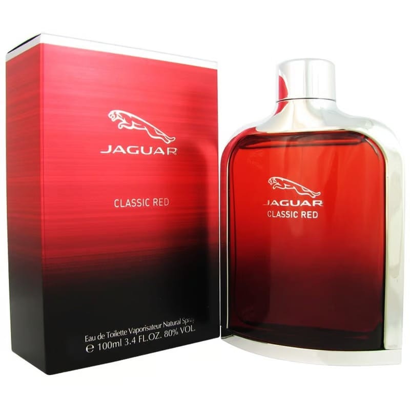 Jaguar Classic Red Eau de Toilette 3.4 fl oz/100ml Perfume Spray For Men view 2