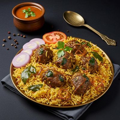 Gongura Mutton Dum Biriyani
