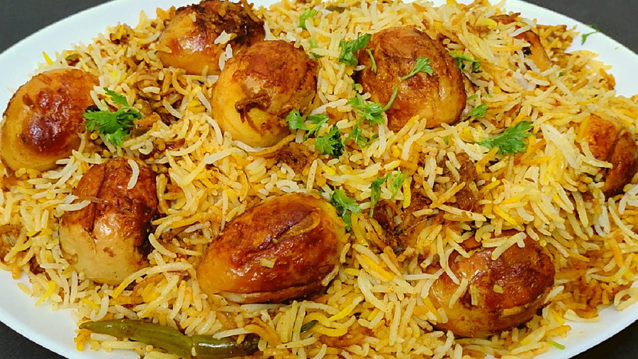 Egg biryani [10 person]