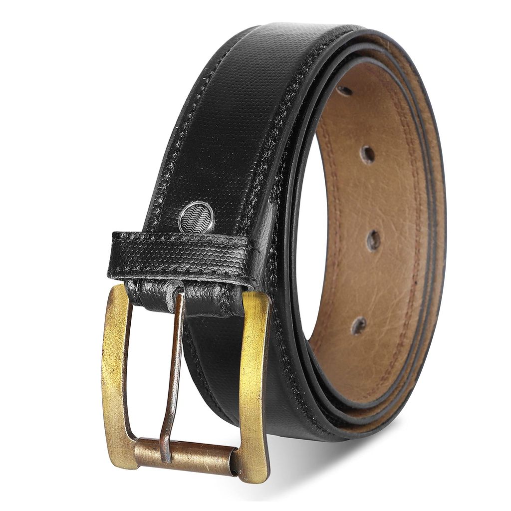LOREM Black Formal/casual PU Leather Belt For Men BT20-BKL05 view 2