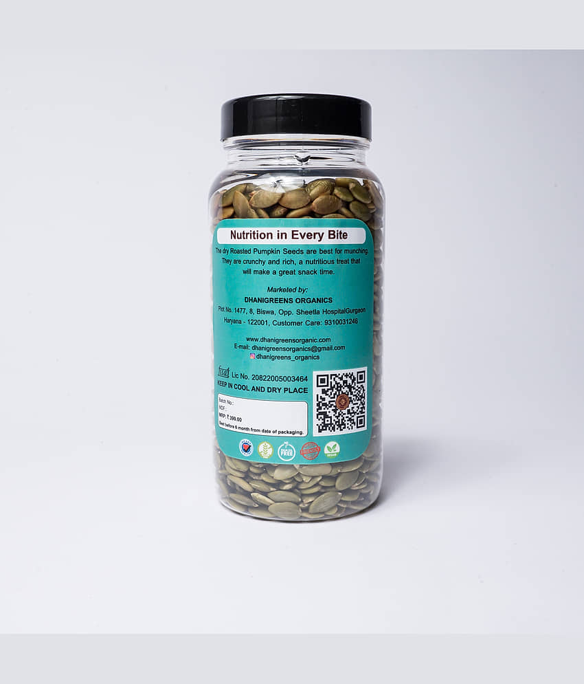 DHANIGREENS ORGANICS Pumpkin Seeds 510 g Pack of 3 view 2