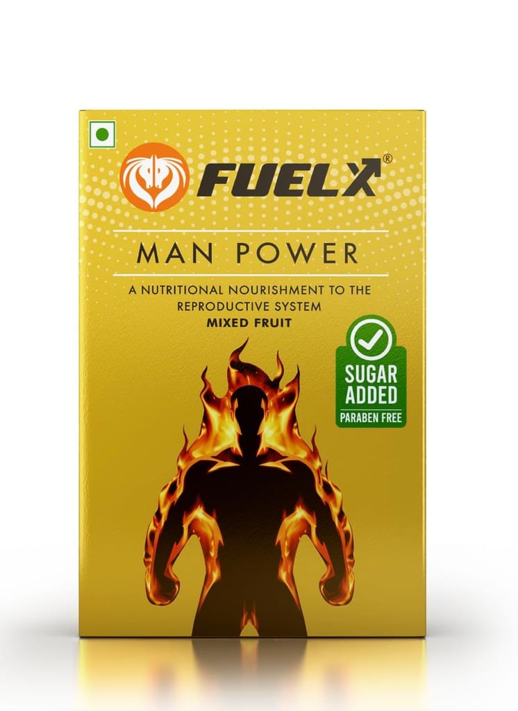 Fuel X Herbal Supplement - Premium 14 Herb Blend for Sexual Health Support, Essential Vitamins & Minerals for Men’s Wellness - With Added Sugar Powder 100Gm view 2
