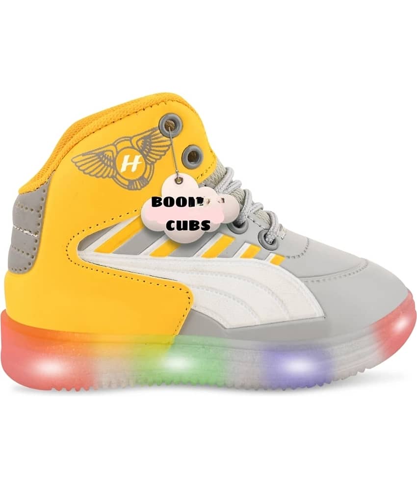 GLOBIN - Yellow Boy's LED Shoes ( 1 Pair ) view 2