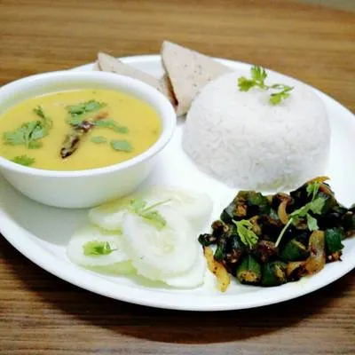 Full Rice Meal Thali