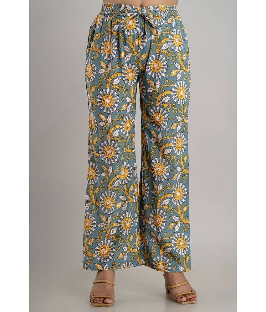 MAUKA - Multicolor Rayon Women's Palazzo ( Pack of 1 )