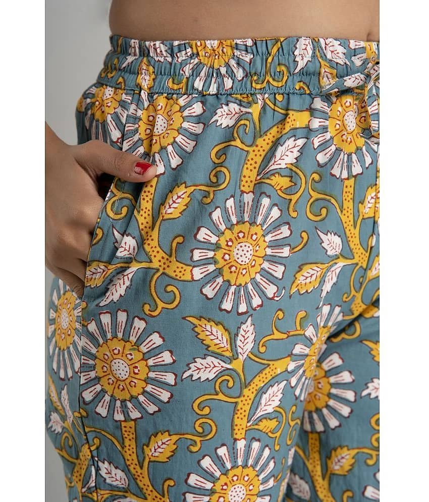 MAUKA - Multicolor Rayon Women's Palazzo ( Pack of 1 ) view 2