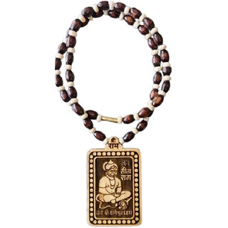 PuSpm Gurugram Beads Wood Necklace view 2