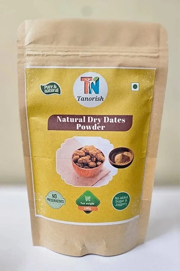 Natural Dry Dates Powder 100 G view 2