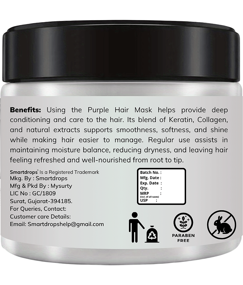 Smartdrops Moisturizing Hair Mask For Thick Hair ( Pack of 2 ) view 2