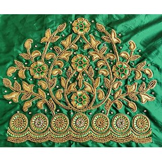 OMSAIFAB Cotton Silk Self Design Blouse Material view 2