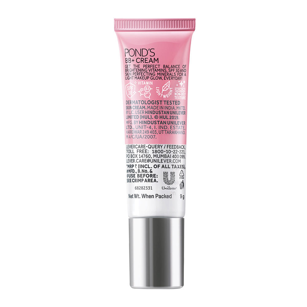 Pond's BB+ Cream Instant Spot Coverage + Light Make-Up Glow Natural SPF 30 Pa++ Light, 9 gm view 2