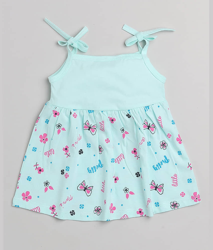 Mars Infiniti Pack of 3 Baby Girls Cotton Frock ( Yellow & Pink ) view 2