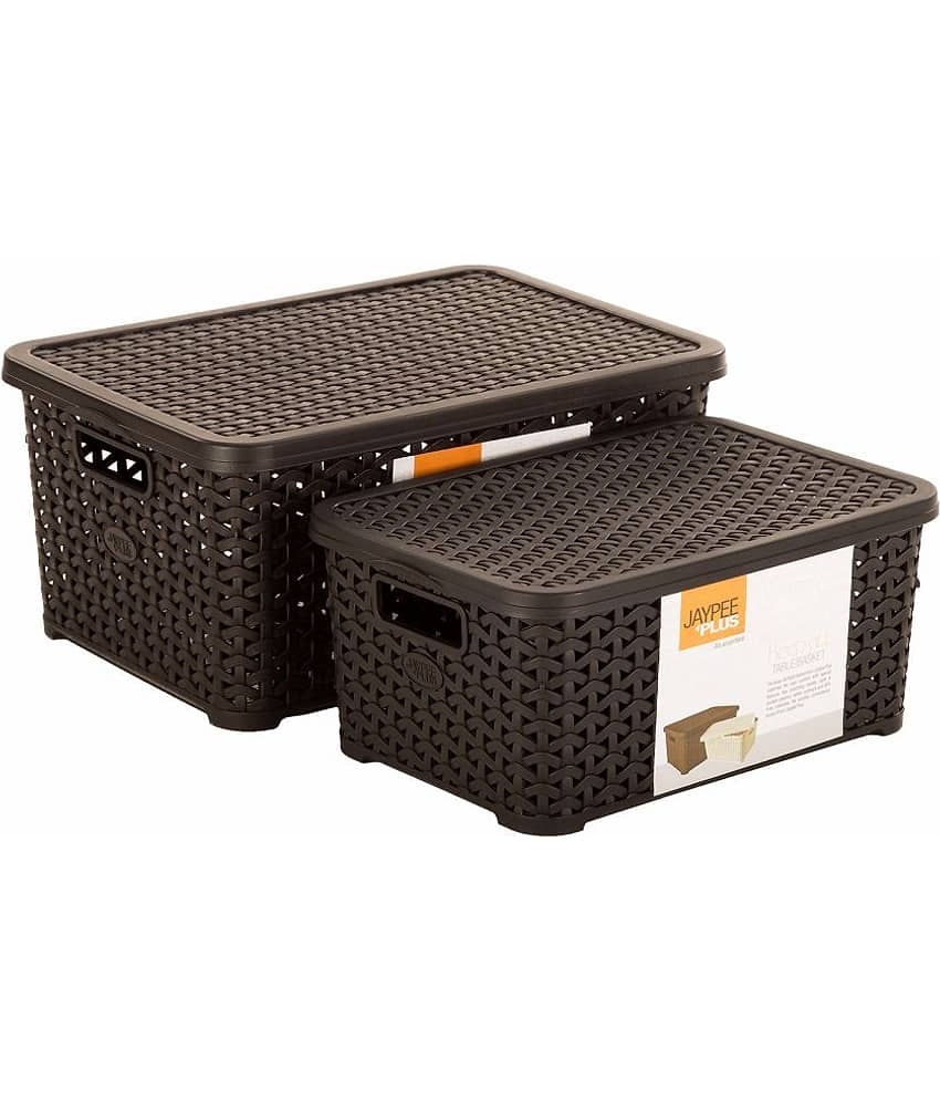 Keep All with cover big & Small, Brown (pack of 2) view 2