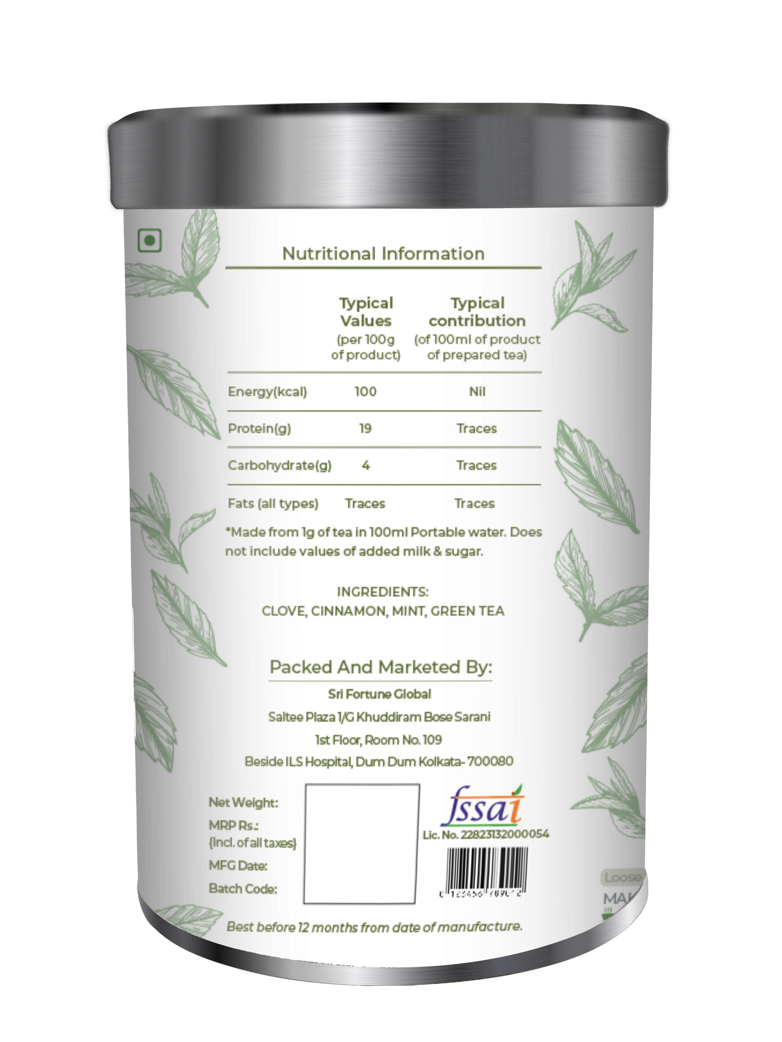 The Three Tattvas Cinnamon Clove Tea 50gms view 2