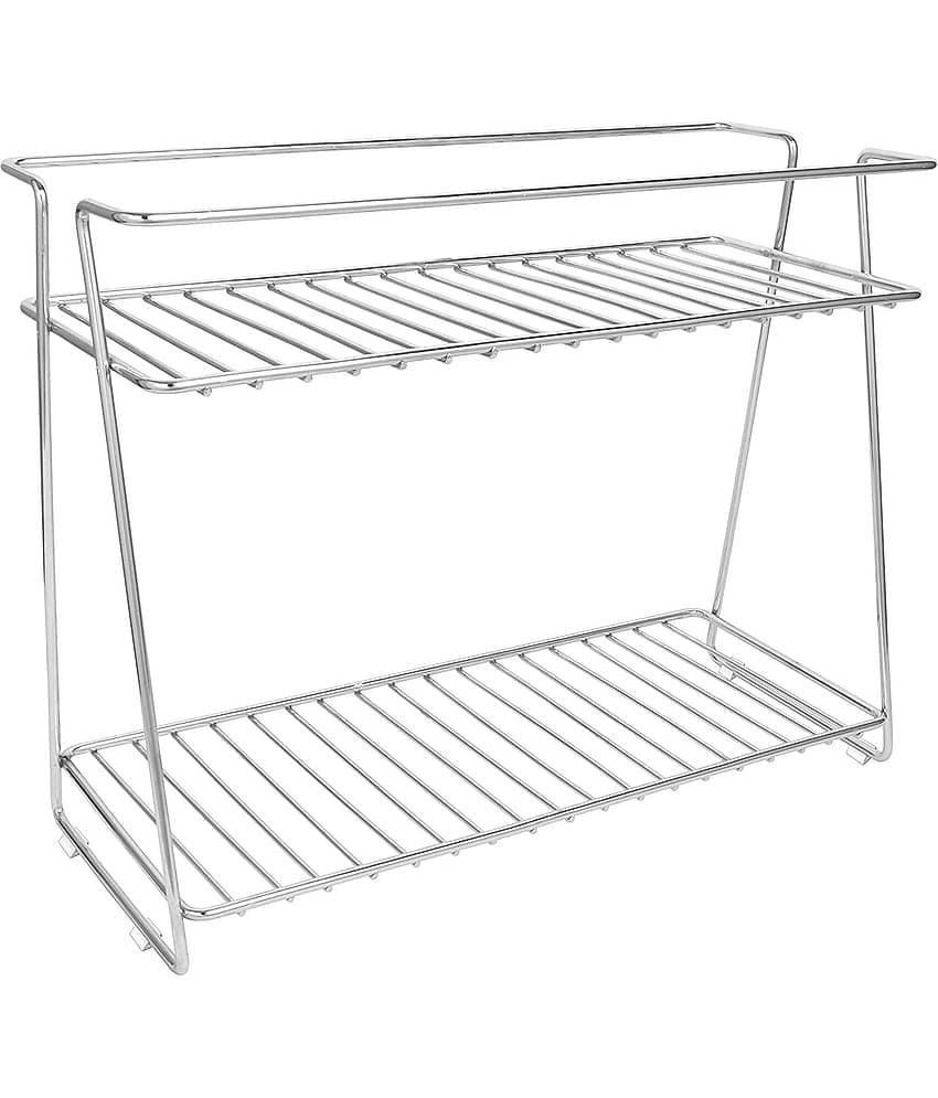 Winstar - Silver Stainless Steel Storage Racks ( Pack of 1 ) view 2