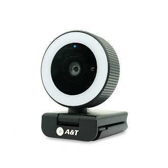 A&T Snap U3 Webcam with Ring Light and Remote Control view 2