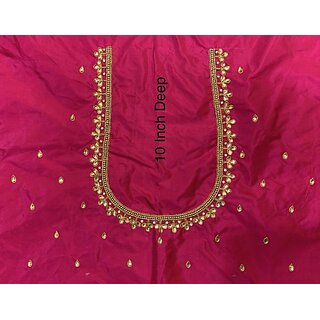 RR FABRIC Cotton Silk Self Design Blouse Material view 2