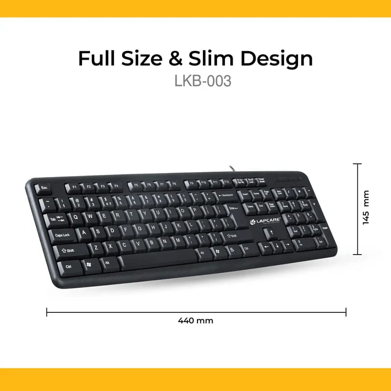 Lapcare Alfa 3 Wired USB Keyboard view 2
