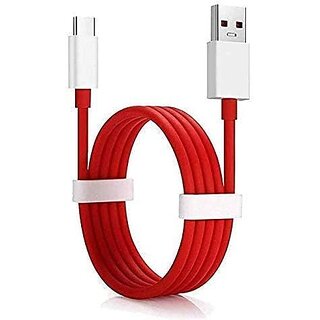 (pack of 2 ) super vooc Type C USB data Cable red (1mtr) view 2