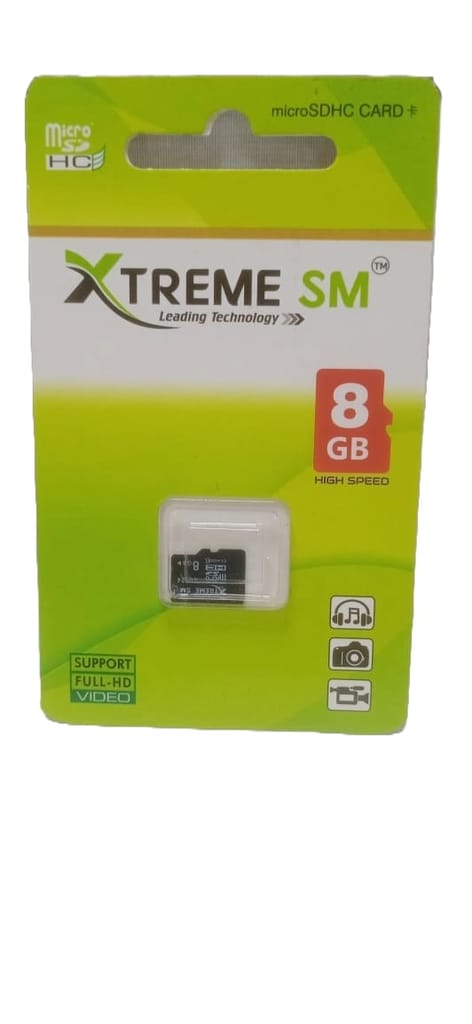 XTREME SM 8GB MicroSDHC Memory Card - High Speed view 2