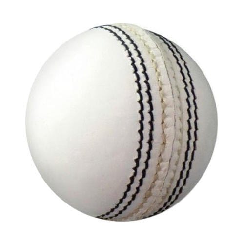 Train Like a Pro with NE Neptune Leather Cricket Ball Pack - 2 Cherry and White Balls for Cricket Practice view 2