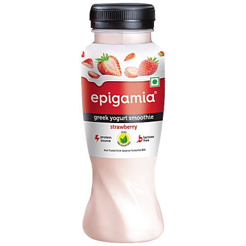 Epigamia Smoothies Strawberry 180ml