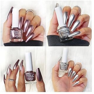 Nail Polish Set for Women Long-Lasting High Shine Nail Paint Combo Vegan and Cruelty-Free 2 Bright Vibrant Shades Quick Dry Nail Polish Set (Party Nails Pack of 2) view 2
