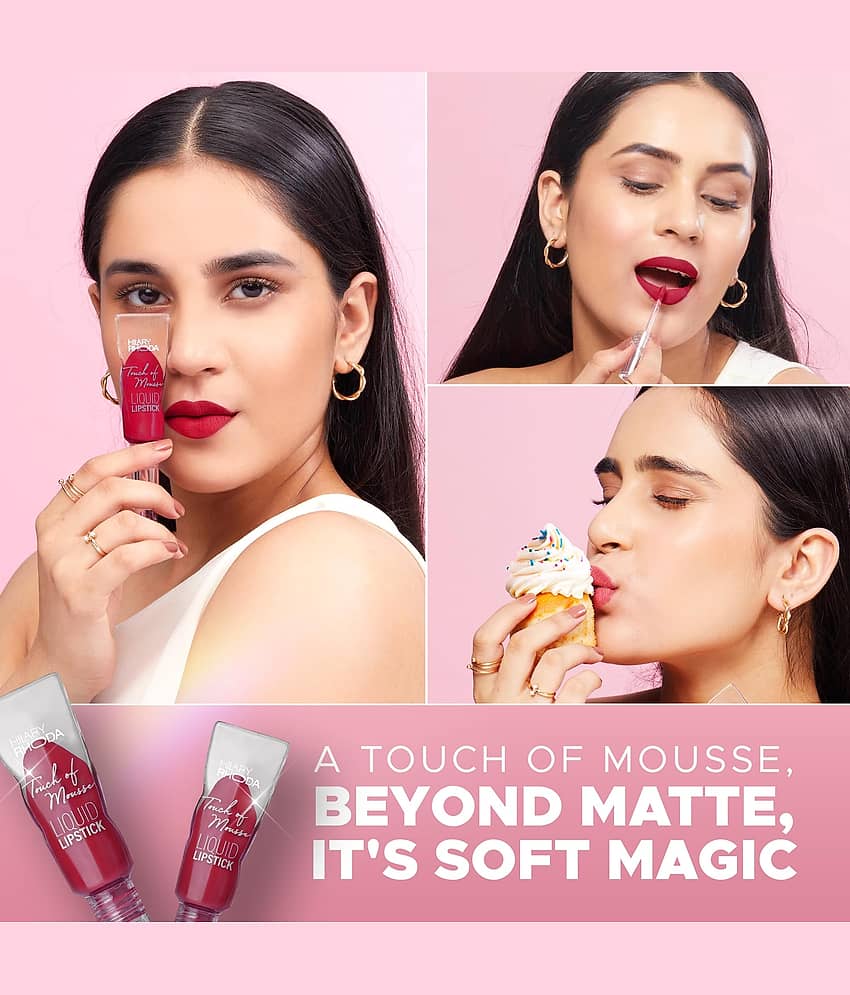 Hilary Rhoda Red Matte Waterproof Liquid Lipstick ( Pack of 1 ) view 2