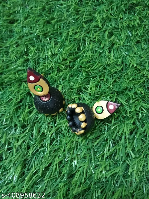 Ashavi's Terracotta Jhumka Earring for women and girls view 2