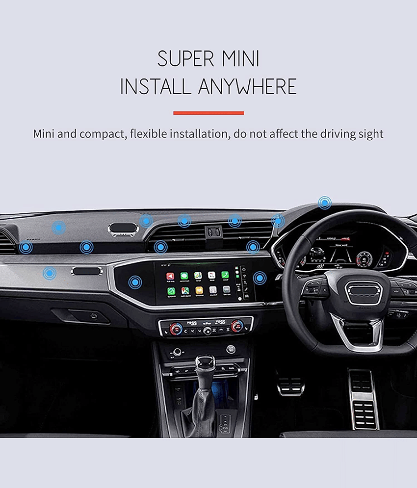 SIAGO Car Mobile Holder Magnetic for Dashboard & Windshield - Black view 2