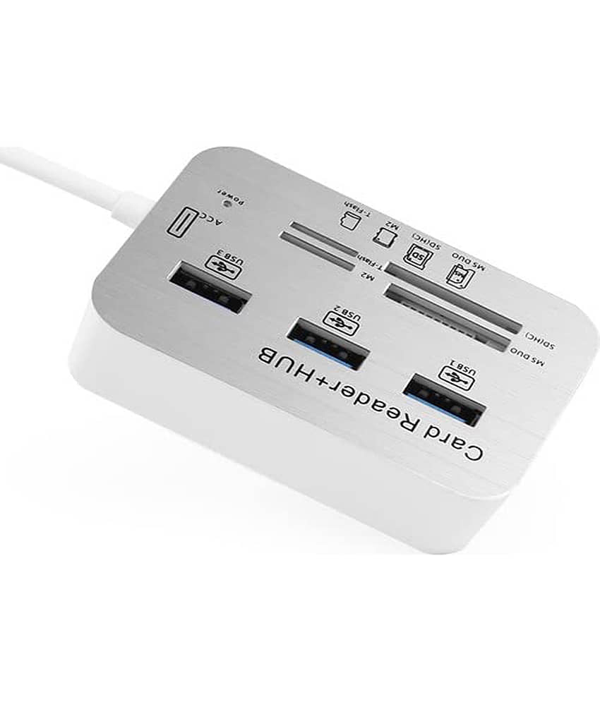 EKRAJ 3 port USB Hub 3.0/3.1+ Card Reader view 2