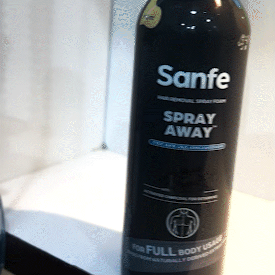 Sanfe Spray Away Hair Removal Spray - Charcoal view 2