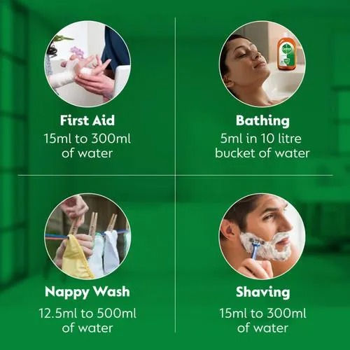 Dettol Antiseptic Disinfectant Liquid, 1 L view 2