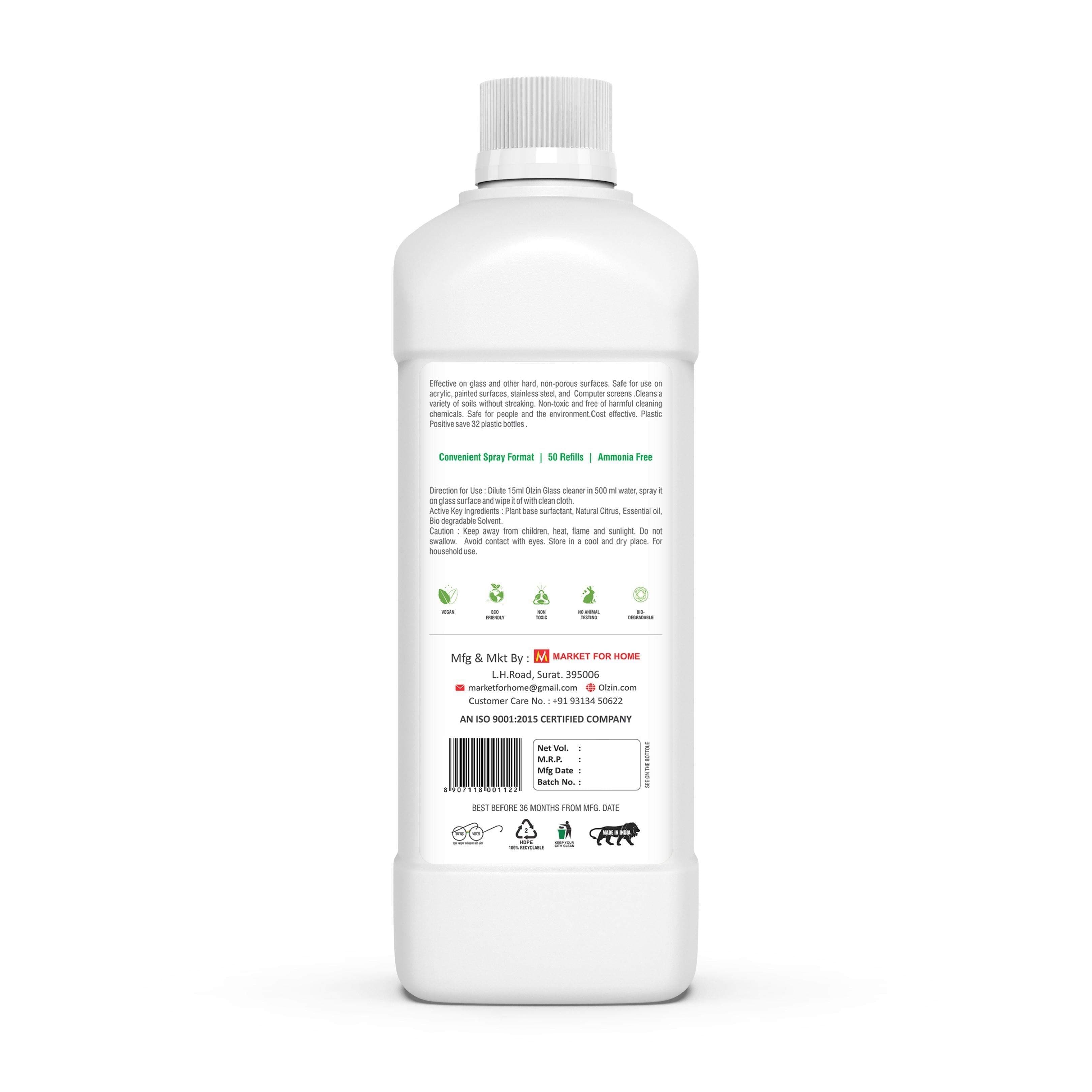 Olzin Glass Cleaner, 500 ml view 2