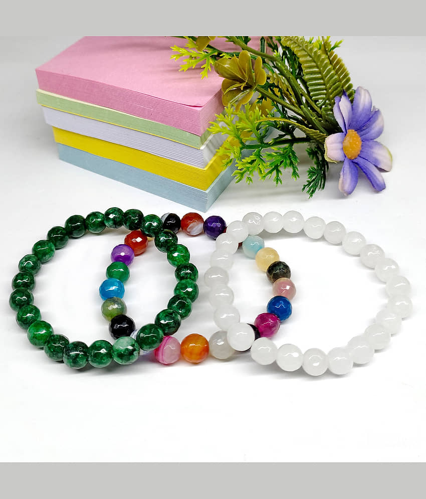 DAIVYA WELLNESS - Multicolor Bracelet ( Pack of 3 ) view 2
