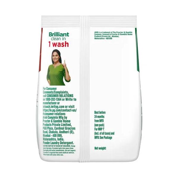 Ariel Perfect Wash Detergent Powder 500 Gms view 2