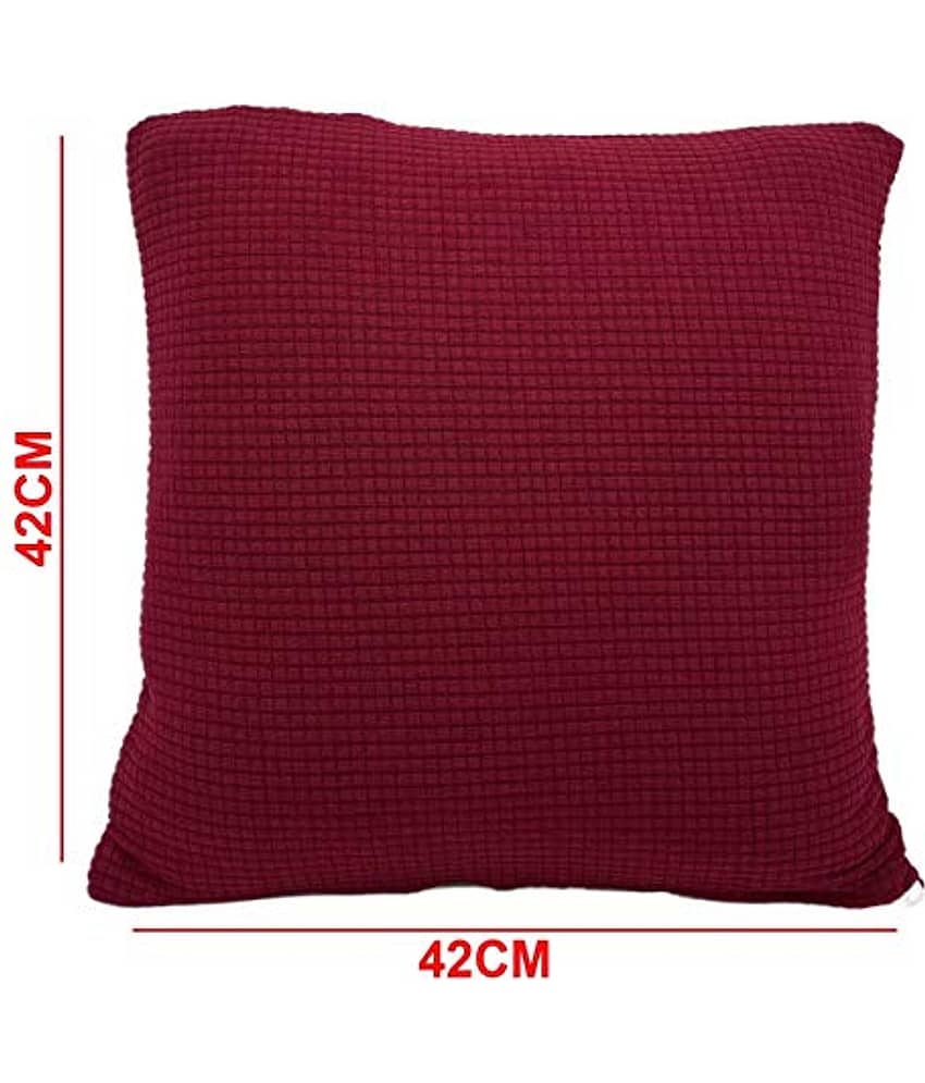 House Of Quirk Set of 2 Polyester Cushion Covers 40X40 cm (16X16) view 2