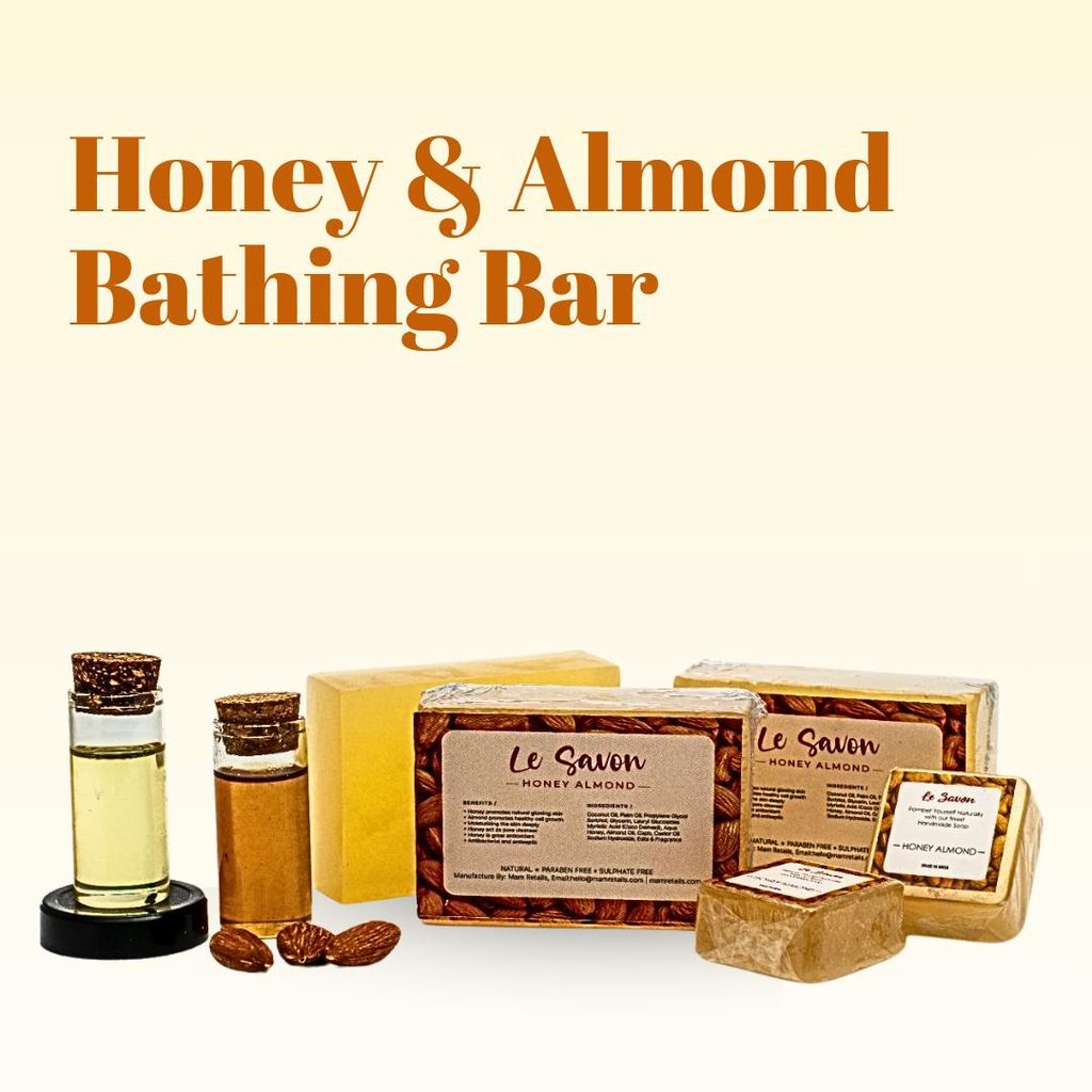 Le Savon Honey Almond Moisturizing and Antibacterial Soap